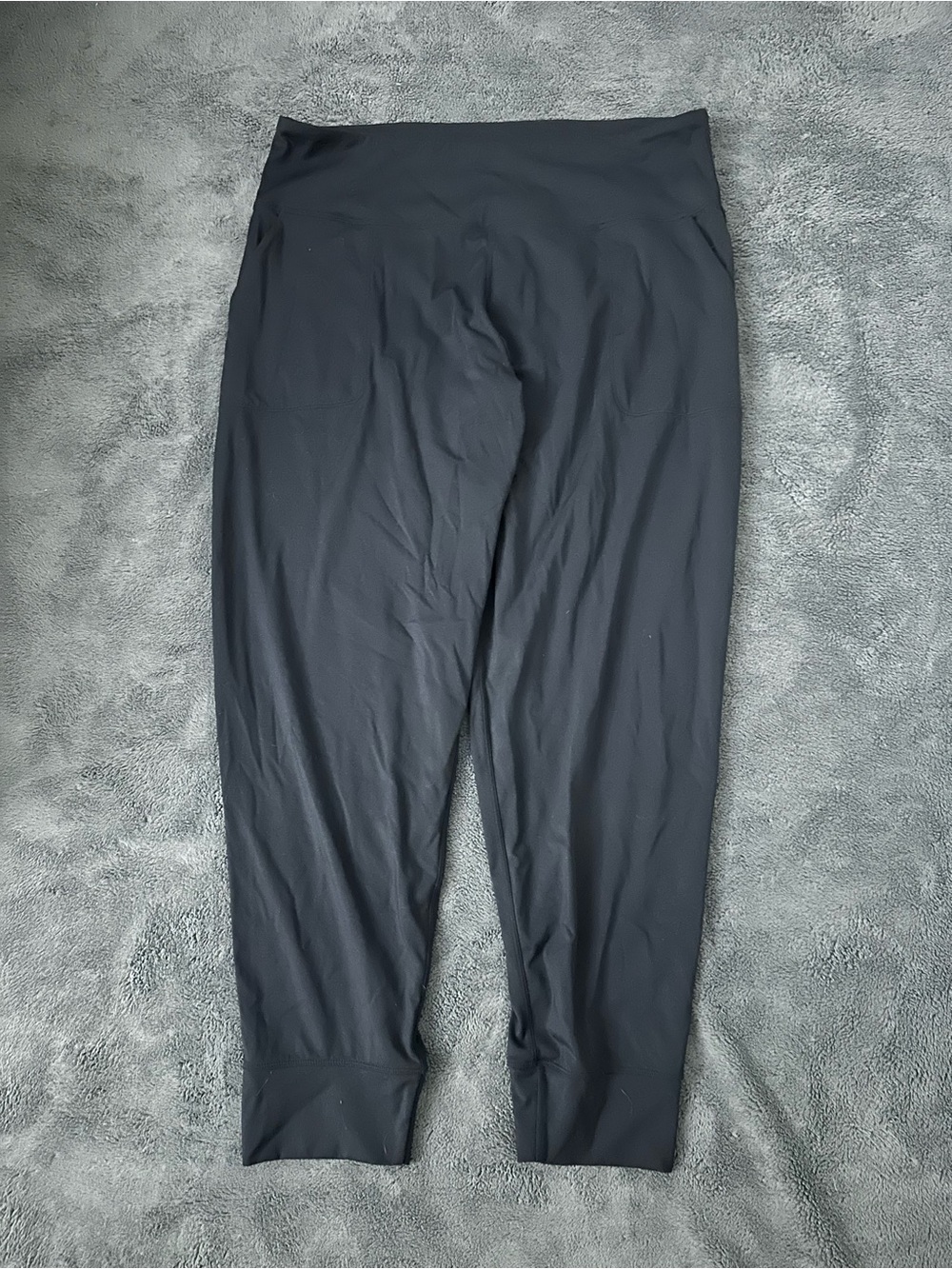 Black High-Rise Performance Woven Jogger Pants Women’s 2XL